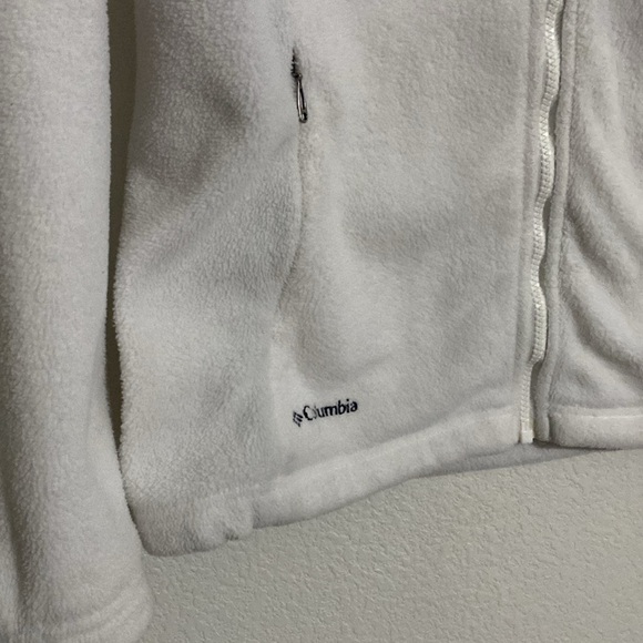 COLUMBIA Women’s Reversible Full Zip Ivory Jacket Size L - Picture 2 of 8